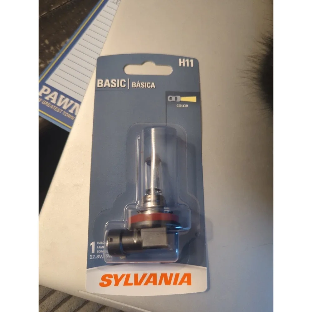 SYLVANIA - H11 Basic - Halogen Bulb for Headlight, Fog, Daytime Lights (1 Bulb)